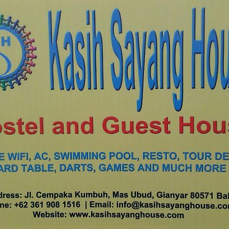 Kasih Sayang House Bed and Breakfast Ubud Exterior foto